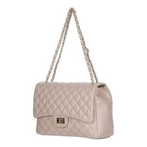 Chiaroscuro Charlotte Pale Pink Leather Shoulder Bag Crossbody Tote Women's G+
